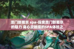 澳门新葡京 spa-探索澳门新葡京的魅力 身心灵触摸的SPA体验之旅-澳门新葡京 spa