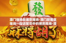 澳门赌场新葡京赌场-澳门新葡京赌场—探访繁华中的博弈胜地-澳门赌场新葡京赌场