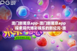 澳门新葡京app-澳门新葡京app，探索现代博彩娱乐的新纪元-澳门新葡京app