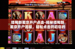 缅甸新葡京开户点击-揭秘缅甸新葡京开户流程，轻松点击开启您的投资之旅-缅甸新葡京开户点击