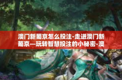 澳门新葡京怎么投注-走进澳门新葡京—玩转智慧投注的小秘密-澳门新葡京怎么投注